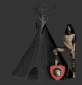 Tente M�di�vale et Knight Tent - Teepee Magicnude